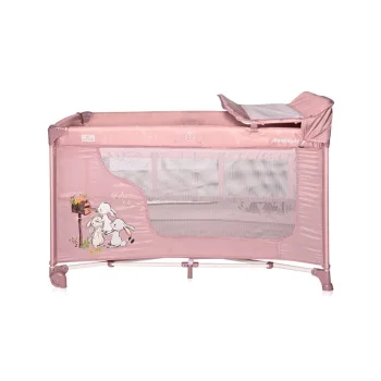 Lorelli prenosivi krevetac Moonlight 2 nivoa beige rose rabbits (2021)-1 Lorelli prenosivi krevetac Moonlight 2 nivoa beige rose rabbits (2021)-1